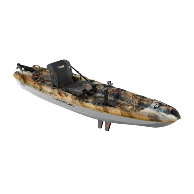 Pelican Catch 110HDII - Sit-On-Top Fishing Kayak - HyDryve Pedal System & Comfortable Ergocast seat - 10 ft - Outback