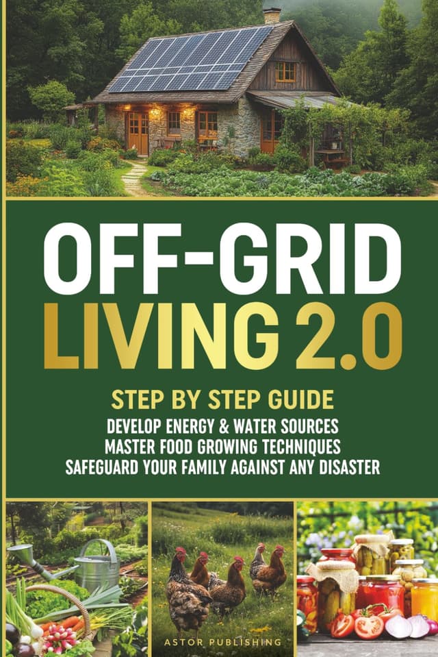 Off-Grid Living 2.0: Step by Step Guide to Develop Energy & Water Sources, Master Food Growing Techniques & Safeguard Your Family Against Any Disaster (Hands-on Homesteading)