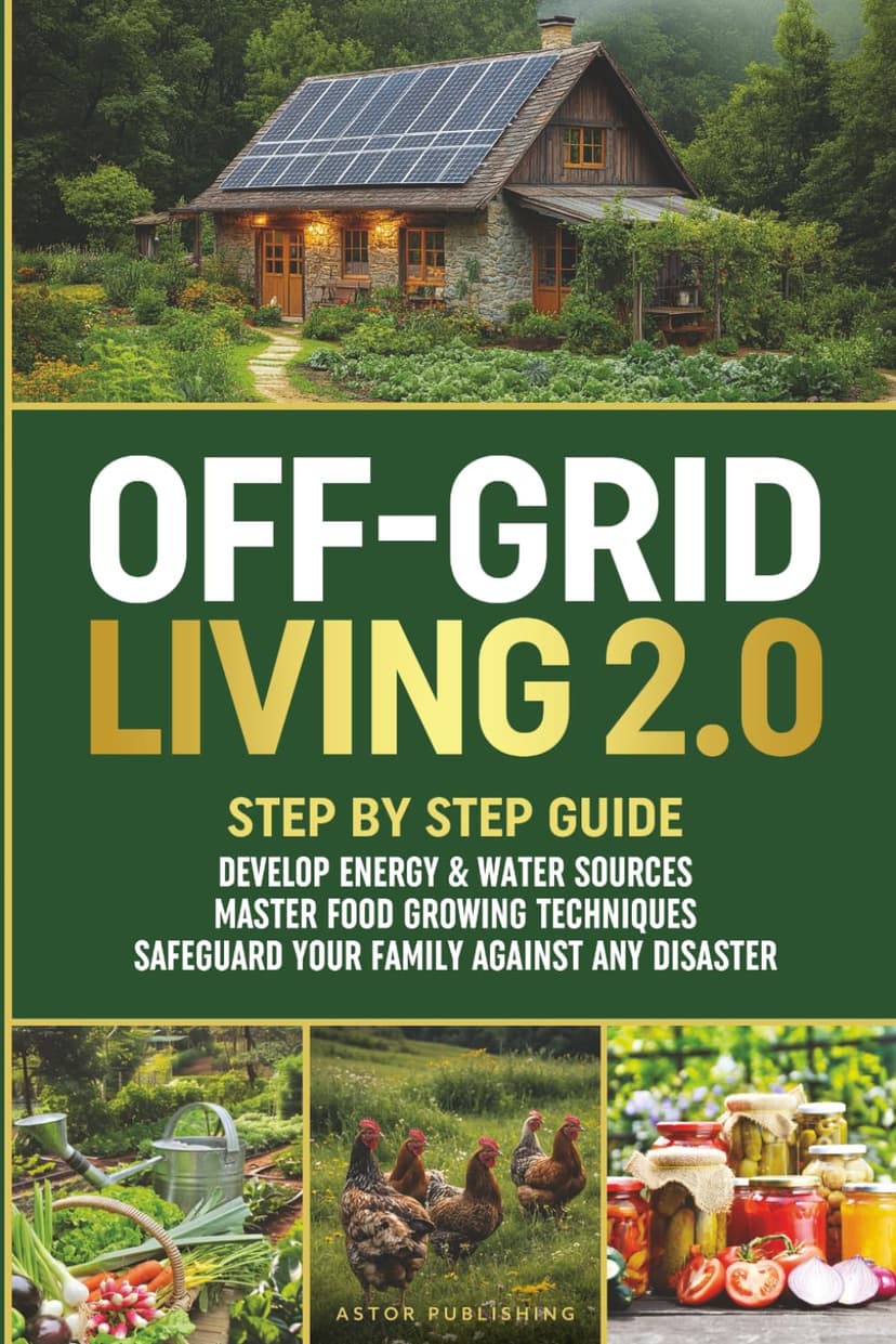 Off-Grid Living 2.0: Step by Step Guide to Develop Energy & Water Sources, Master Food Growing Techniques & Safeguard Your Family Against Any Disaster (Hands-on Homesteading)