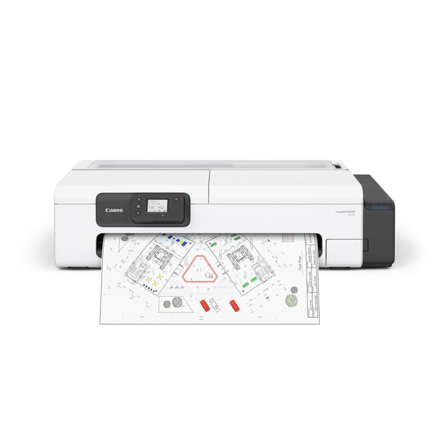 Canon imagePROGRAF TC-21 24" - Large Format Printer, Poster & Plotter Printer, Automatic Roll & Cut Sheet Paper Feeder, Includes 280 ml of Ink, White