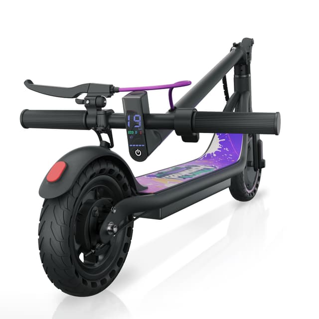 Electric Scooter Adults, 8.5" Foldable Solid Tires E Scooter for Adults, 19 Mph, 350W Motor, Kick Scooters Max 16 Miles Long Range for Commuting, Electric Scooter with Dual Braking System, APP Control