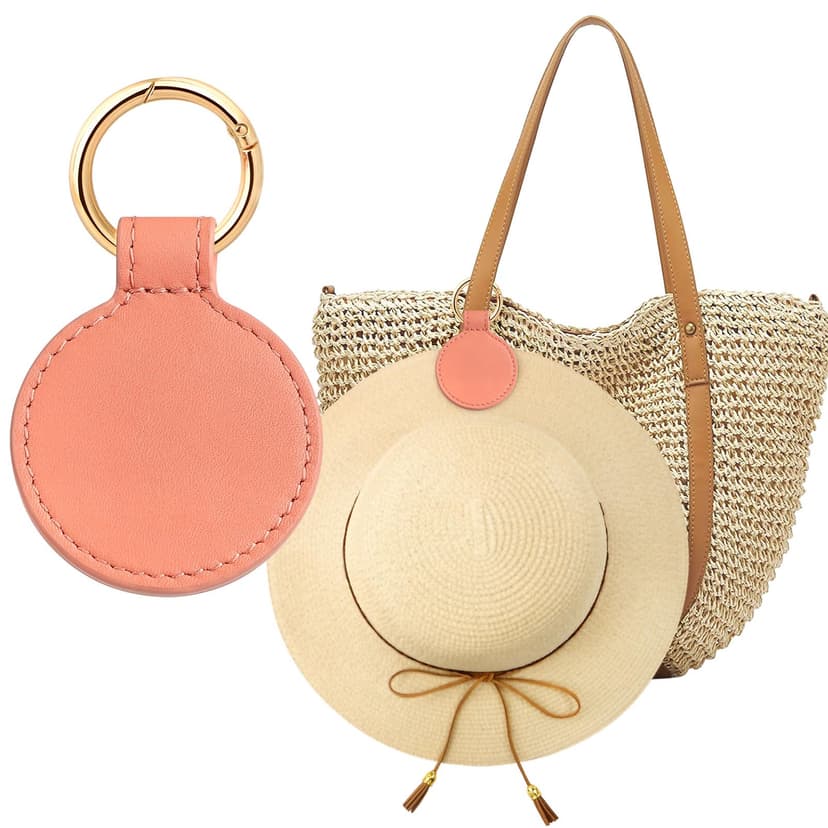 Niveaya Magnetic Hat Clip for Travel on Bag - Magnet Storage Hook, Vacation Traveling Essentials Accessory Dark Pink