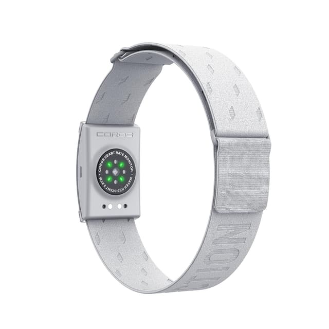 COROS Heart Rate Monitor, Comfort, Easy to wear, Auto-wear Detection, Advanced Sensor, Precise Data, Bluetooth, 38 Hours Battery Life, Connects up to 3 Devices at Once (Gray, Large)