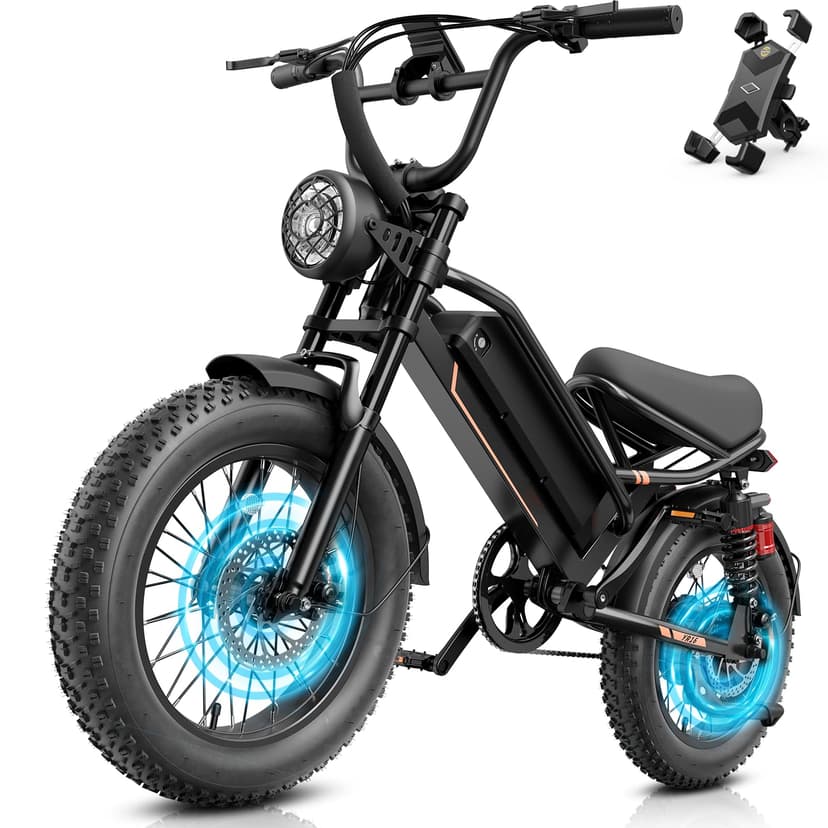 Jasion 2000W Electric Bike for Adults, Bicicleta eléctrica para adultos,Electric Dirt Bike, e Bikes for Adults Electric, Electric Dirt Bike for Adults, Adult Electric Bicycles, Moped Style ebike