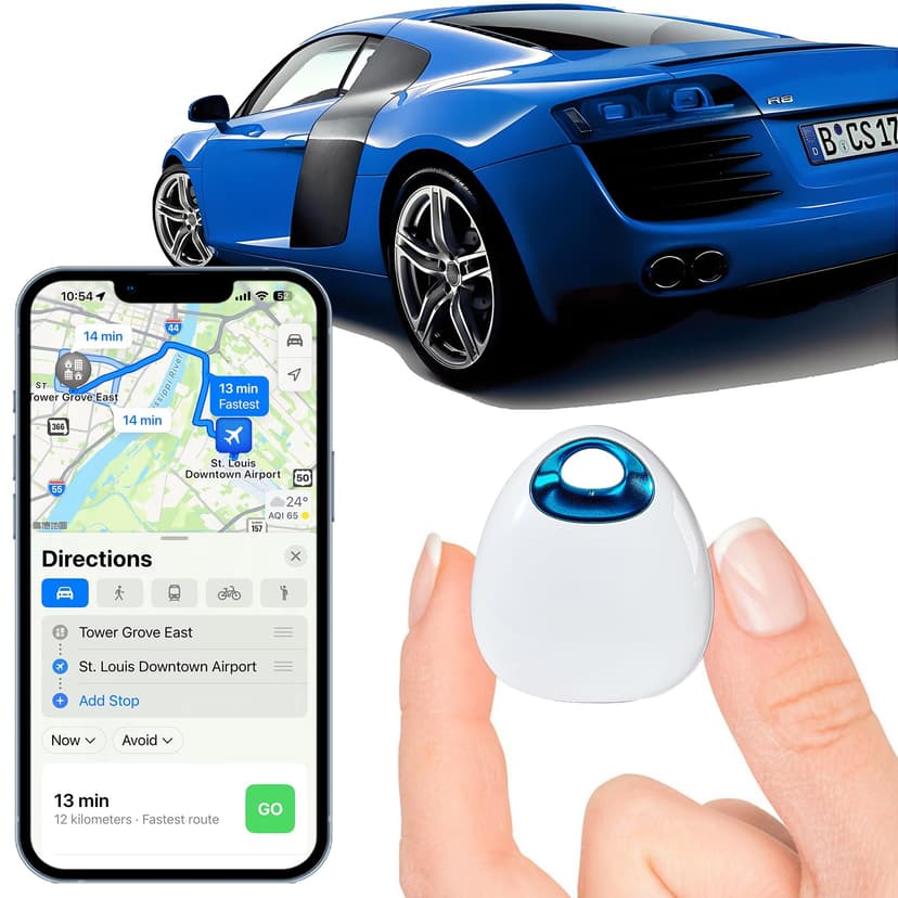Mini GPS Tracker for Vehicles,Tracker Device for Vehicles No Subscription No Monthly Fee Car Tracker Magnetic Real-Time Tracking for Cars Kids Dogs