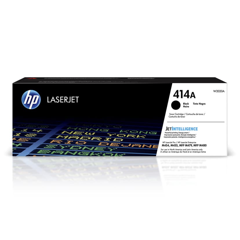 HP 414A Black Toner Cartridge | Works with Color LaserJet Enterprise M455dn, MFP M480f, Pro M454, MFP M479 Series | W2020A