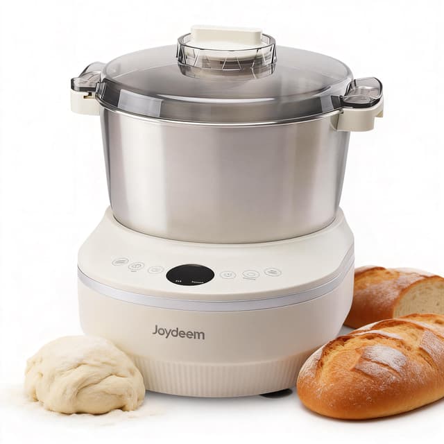 Joydeem Electric Dough Maker with Ferment Function, 5.3Qt Dough Mixer Machine, Perfect for Bread Pizza Roti Dumpling Dough & Sourdough, HMJ-A501