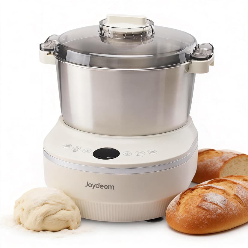 Joydeem Electric Dough Maker with Ferment Function, 5.3Qt Dough Mixer Machine, Perfect for Bread Pizza Roti Dumpling Dough & Sourdough, HMJ-A501