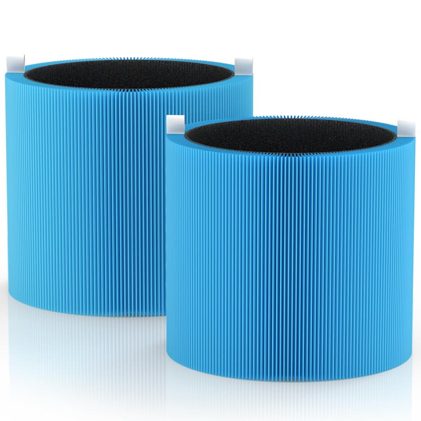 411i Max 411a Replacement Filters for Blueair 411i Max and 411a Max Air Purifie-r, F4MAX hepa and Activated Carbon Filter, 2 Pack