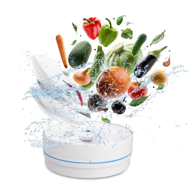 DOUQIFEI Portable Countertop Dishwasher Compact Dishwashers with Timed Off Sink Dishwasher Portable Cordless Dishwasher for Fruit Vegetable Washing Home Travel Use Apartments RV