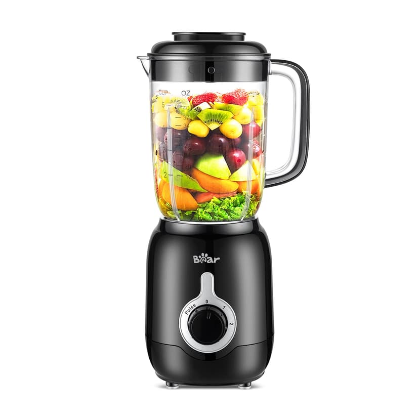 Bear Blender, 2025 New 700W Smoothie Countertop Blender with 40oz Cup for Shakes and Smoothies, 3-Speed for Crushing Ice, Puree and Frozen Fruit with Autonomous Clean