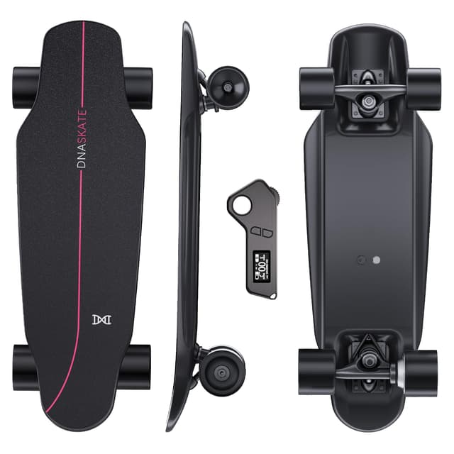 DNASKATE M8 Electric Skateboard with Remote, 15/22Mph Top Speed,9/15/Miles Range,400/800W Hub-Motor, Skateboard for Adults &Teens (M8-Single motor-9Miles)