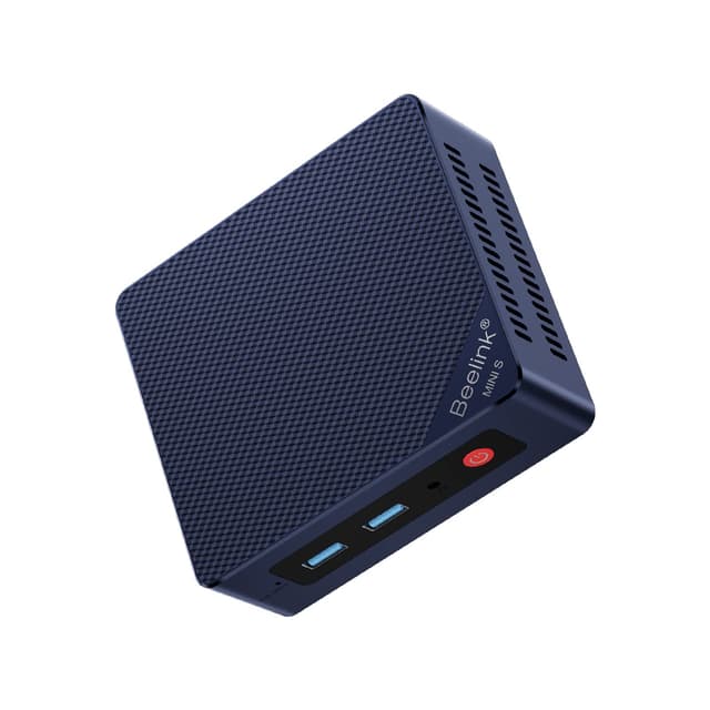 Beelink Mini PC, Mini S12 Intel 12th Gen 4-Core N95(up to 3.4GHz), Mini Computer 12GB LPDDR5 RAM 500GB SSD, Desktop PC Dual HDMI 4K UHD/2.5G/Dual WiFi5/BT4.2/HTPC/W11 Home