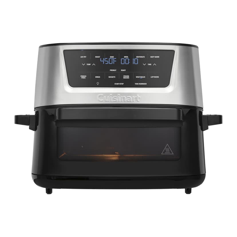 Cuisinart Air Fryer, 9-Quart Basket Large Fryer with 6 Cooking Functions to Air Fry, Roast, Bake, Broil, Keep Warm, and Dehydrate, 6 Airfryer Presets, Dishwasher-Safe Parts, AIR-220, Stainless Steel