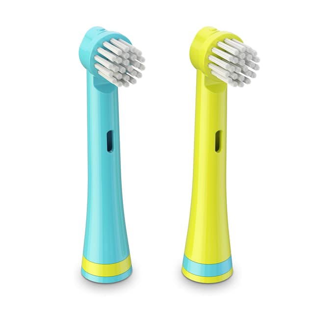 Brusheez Electronic Toothbrush Replacement Brush Heads 2 Pack (Ollie The Elephant)