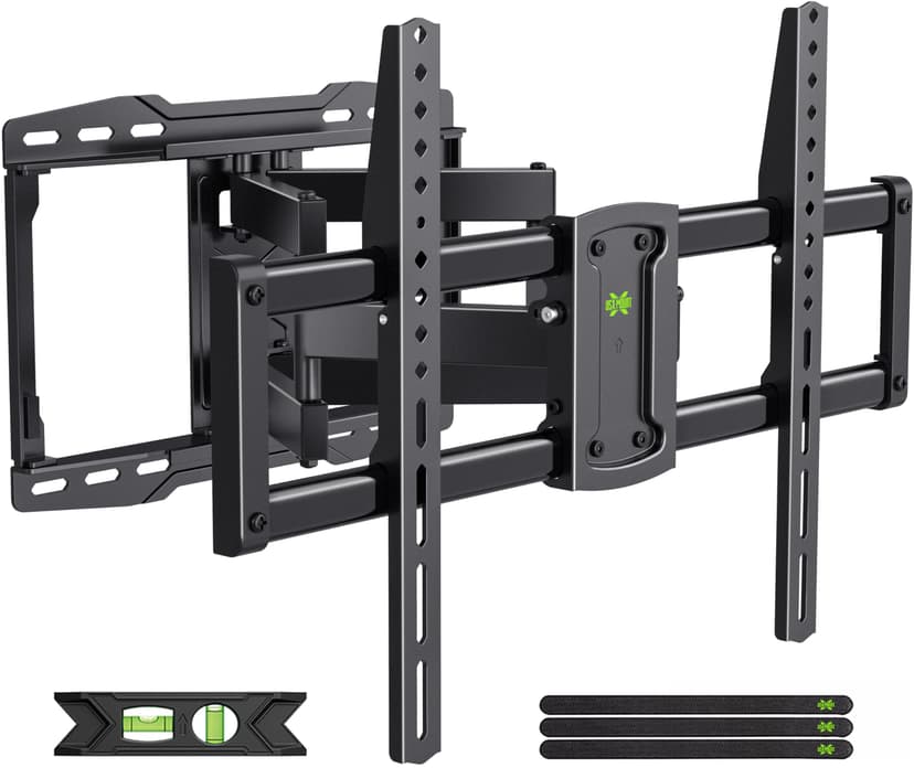 USX Mount Full Motion TV Wall Mount for 42-86 inch, TV Mount Swivel and Tilt,Wall Mount Bracket with Dual Articulating Arms Up to 132lbs, VESA 600x400mm, Max 16" Wood Studs, UL Listed XML019