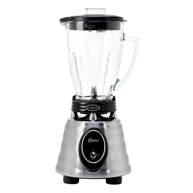 Oster Classic Series Heritage Blender with 6-Cup Glass Jar, 1000W Power, Stainless Steel Countertop Kitchen Blender