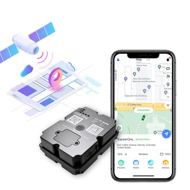 GPS Tracker for Vehichles, up to 7 Months Long Battery Life, Real Time Tracking, Unlimited Distance, Strong Magnetic,IP67 Waterproof 4G Tracker Device for Vehicles Cars Motorcycle, Subscription Needed