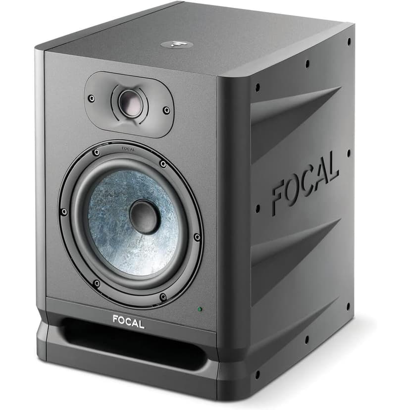 Focal Alpha 65 Evo – 6.5" Active 2-Way Studio Monitor, 85W RMS Bi-Amp, Slatefiber Woofer, 40Hz–22kHz, Neutral Nearfield Reference Speaker – Sold Individually