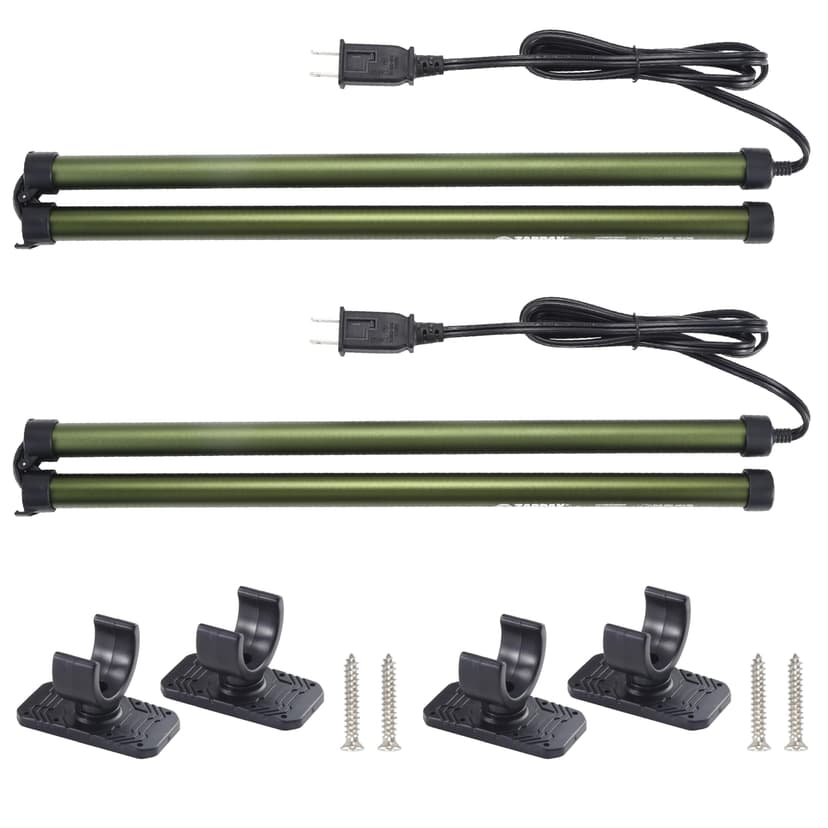 ZARPAX 2 Pack Gun Safe Dehumidifier Rod | Dehumidifier Rod For Enclosed Spaces, Gun Safe & Vault, Cabinets | Protect Valuables & Stop Humidity, & Moisture | Foldable, 4 Mounting Brackets | 32''/81cm