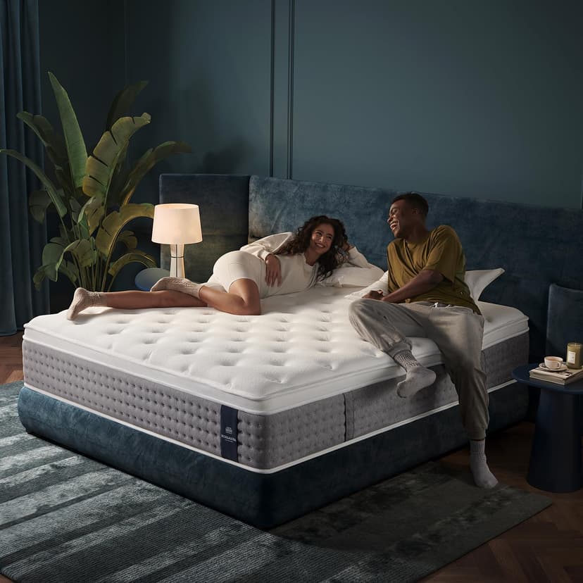 DCOOLAULTRA Queen Size Mattress 12 Inch, Medium Firm Hybrid Bed with Memory Foam and Individually Wrapped Pocket Springs, CertiPUR-US Certified, Fiberglass-Free