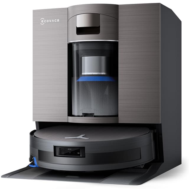 ECOVACS DEEBOT X11 OmniCyclone Robot Vacuum and Mop, PowerBoost Charging, OZMO Roller 2.0 Self-Washing, 19,500Pa Suction, Bagless Station, AIVI 3D Navigation, Hardwood/Carpet/Tile