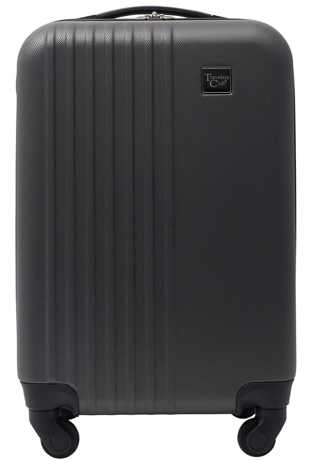 Travelers Club Cosmo Luggage, Charcoal Grey - 20 Inch, 20-Inch