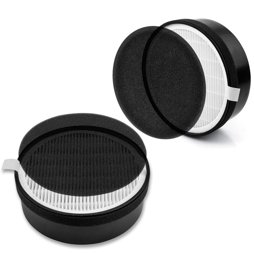 LV-H132 Replacement Filter for LEVOIT Air Purifier Replacement Filter LV-H132-RF, Funmit 3-in-1 H13 True HEPA Filter Replacement, 2 Pack