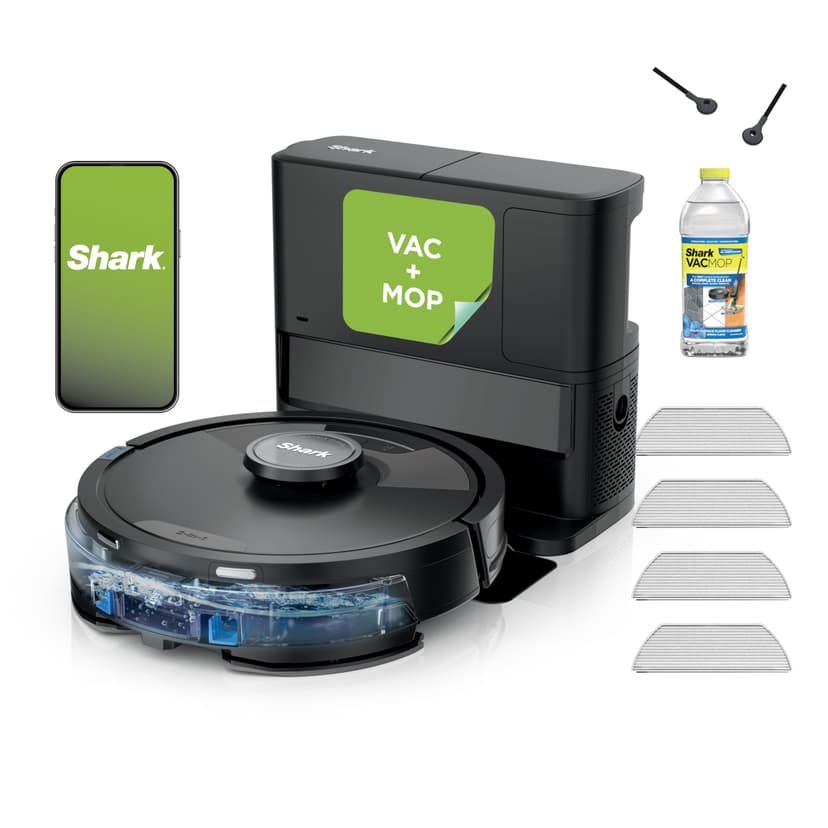 Shark Matrix Plus Robot Vacuum and Mop, Sonic Mopping, Home Mapping, Clean Edge, for Pet Hair, for Carpets and Hard Floor, UR2650WS