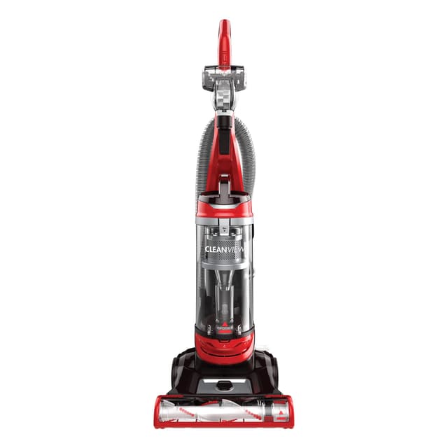 Bissell CleanView Bagless Vacuum, Powerful Multi Cyclonic System, Large Capacity Dirt Tank, Specialized Pet Tools, Easy Empty Red