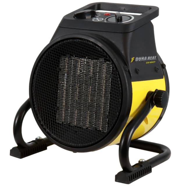 Dura Heat EUH1465 Electric Forced Air Heater with Pivoting Base 5,120 BTU, Yellow