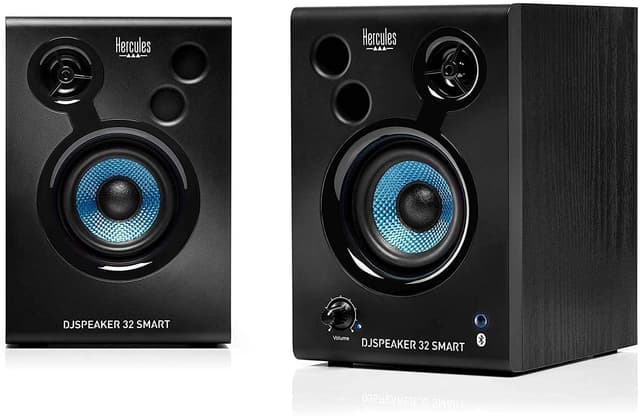 Hercules DJSpeaker 32 Smart: Active Bluetooth DJ monitoring speakers