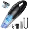 BSRCO Handheld Vacuum Cordless Rechargeable, Mini Car Vacuum Cleaner with LED, USB Charge, 1.65LBs Hand Vacuum Cordless, 25 Minutes Run Time for Car/Home/Pet Hair