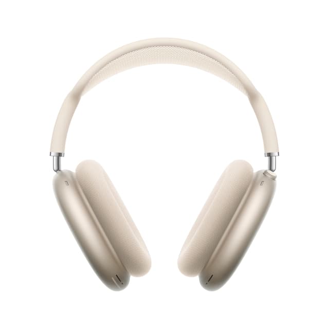 Apple AirPods Max Wireless Over-Ear Headphones, Pro-Level Active Noise Cancellation, Transparency Mode, Personalized Spatial Audio, USB-C Charging, Bluetooth Headphones for iPhone - Starlight