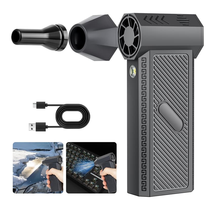 Snow Master Pro,Snow Master Pro LED Turbo Blower,Mini Turbo Snow Blower,4 Gear Adjustable Super Power Turbo Breeze Electric Blow