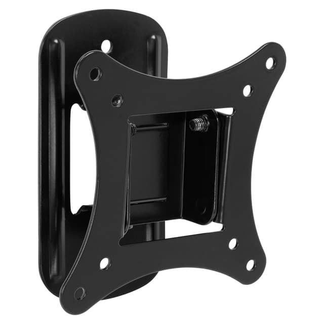 Mount-It! Small TV Wall Mount for 19–32 Inch Flat Screen TVs | Tilt and Swivel TV Wall Mount | Low Profile 2.4” Design | VESA 75x75 100x100 | Single Stud Installation | 44 lb Capacity