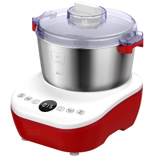 AIZIYO DoughChief, Electric Dough Mixer 7.4Qt with Ferment Function, Dough Maker 304 Stainless Steel Bowl, Microcomputer Control, Face-up Touch Panel, Easy To Clean for Bread & Pizza