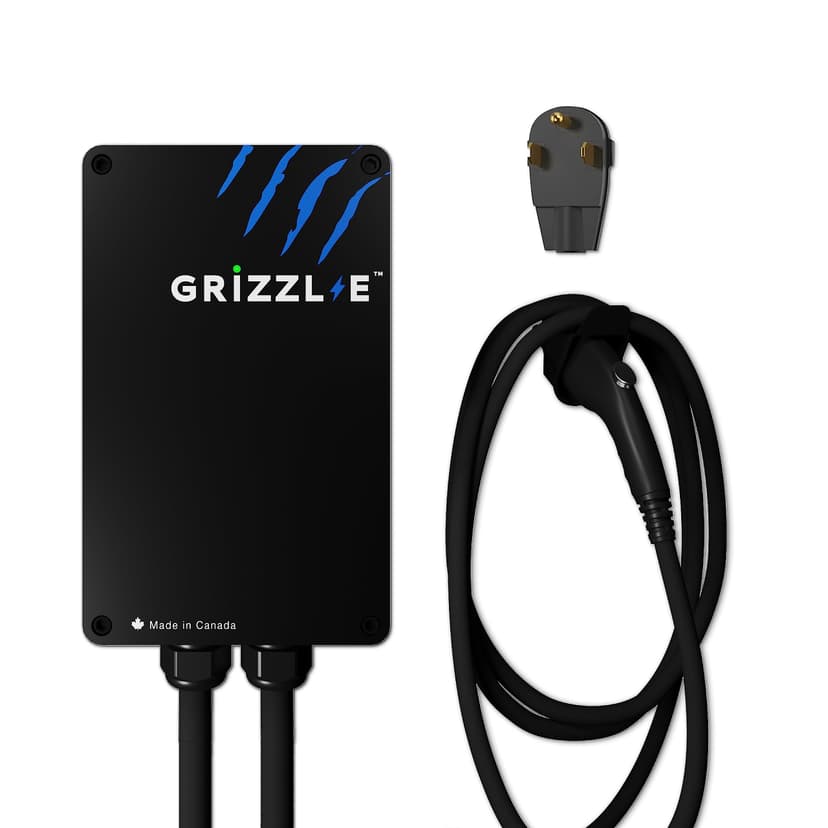 Grizzl-E Classic, Level 2 240V / 40A Electric Vehicle (EV) Charger, UL Certified, Metal Case Enclosure, Indoor/Outdoor Electric Car Fast Wall Charging Station, NEMA 6-50 Plug, Classic Black