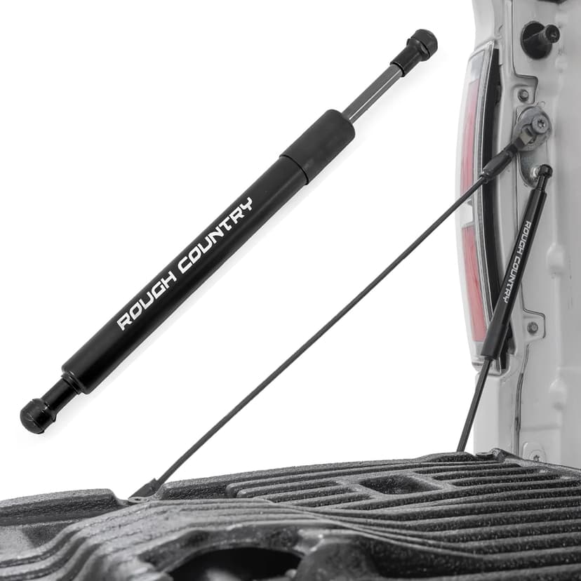 Rough Country Tailgate Assist for Ford F-150/F-250/F-350 Super Duty Truck 2WD/4WD (2015-2026) - Smooth, Safe & Controlled Tailgate Lowering