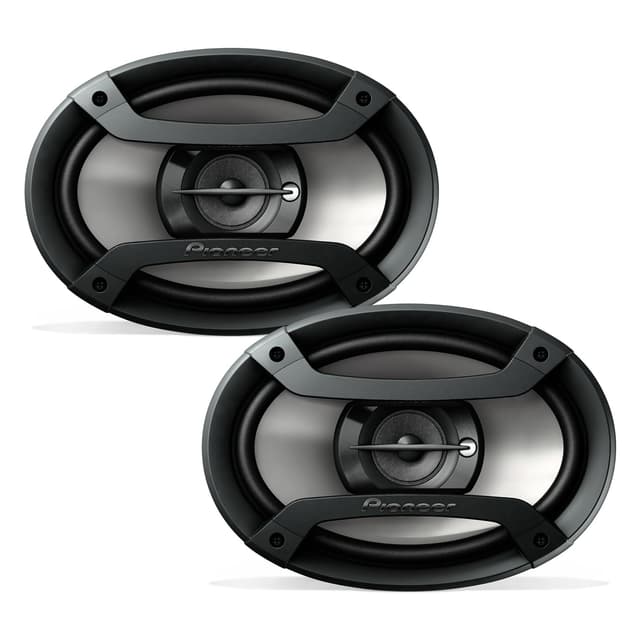 PIONEER TS-F6935R 3-Way Coaxial Car Audio Speakers - 6" x 9" Passive Car Speakers (Pair), 230 W Max Power, Black and Silver