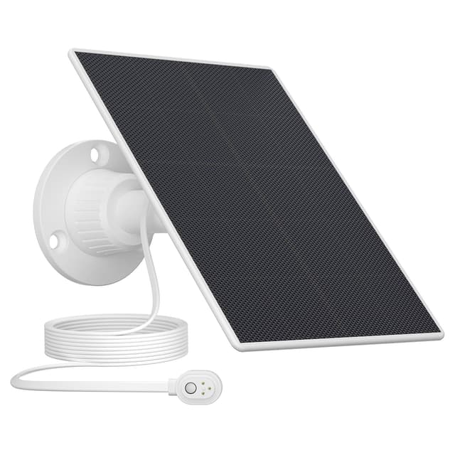Solar Panel Charger for Arlo Pro 5s 2K/ Pro 4/ Pro 3/ Pro 3 floodlight/Ultra 2/ Go 2/ Ultra Camera, 6V Solar Panel Charging with 13.1FT/4M Magnetic Charging Cable, IP65 Weatherproof