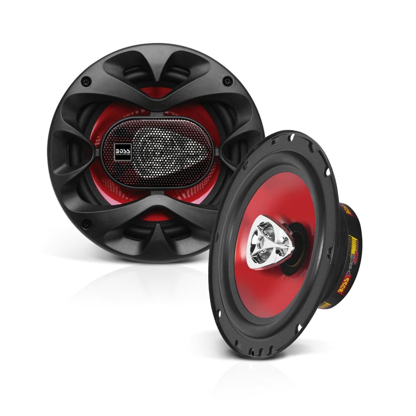 BOSS Audio Systems CH6530 Chaos Series 6.5 Inch Car Door Speakers - 300 Watts (Pair), 3 Way, Full Range, Tweeters, Coaxial, Sold in Pairs