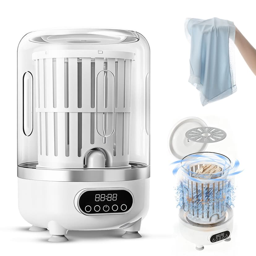 3L Portable Washing Machine,3 In 1 Portable Washer And Dryer Underwear Washing Machine,Mini Lavadora Portatil for Home, Apartment, Hotel, Camping & Travel(3L capacity)