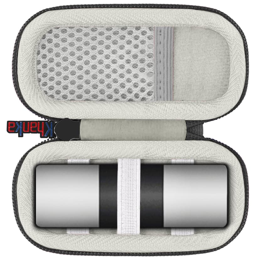 khanka Hard Case for AliveCor KardiaMobile ECG Monitor, Fits KardiaMobile 6L/6L Max, 6-Lead Personal EKG Device, Portable Heart Monitor Storage Case（Gray）