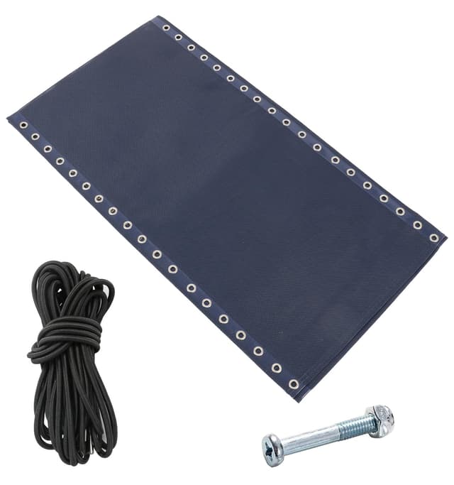 17" 19" 21" Wide Zero Gravity Chair Replacement Fabric, Repair Cloth with 4 Gravity Chair Replacement Cord Screws Kit, Zero Gravity Chair Accessories for Sling Patio Lawn Lounge Chair, Blue