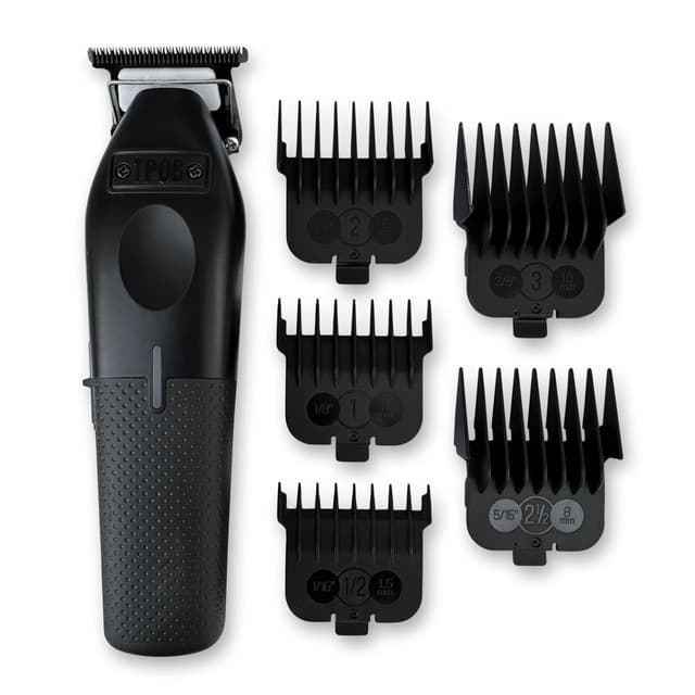 TPOB Play Professional Barber Hair Trimmer for Men 7000 RPM (Black + Softy)