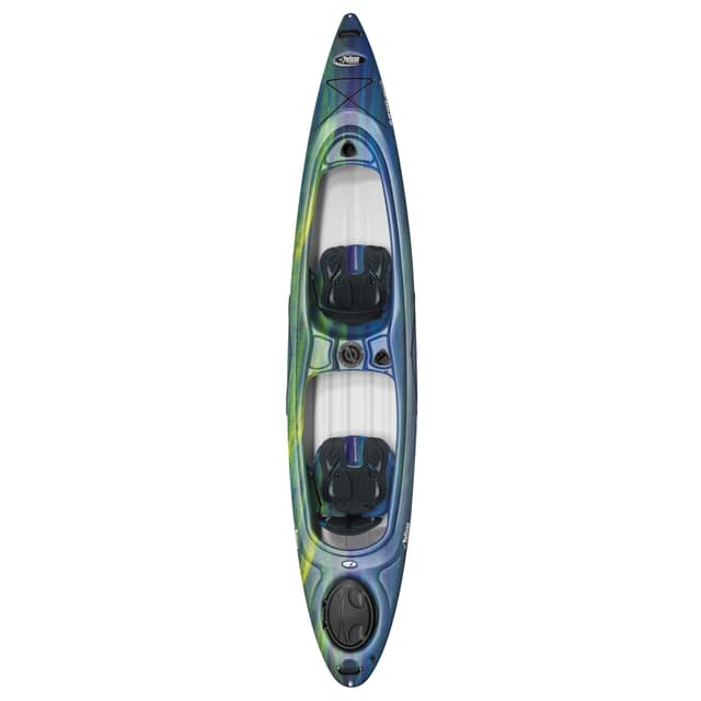 Pelican Argo 136XP - Sit in Tandem Kayak - Iris - Patented Ram-X™ Material - Lightweight Stable - 13 ft