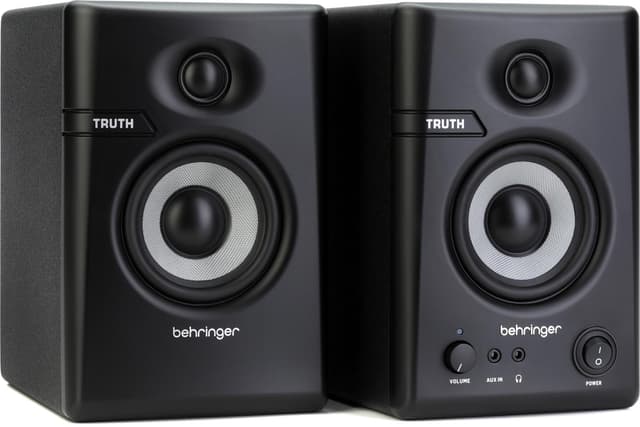 Behringer Truth 3.5 Audiophile 3.5" Studio Monitors with Advanced Waveguide Technology.