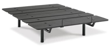 Signature Design by Ashley Cosmic Power Base Traditional California King Adjustable Base with Head and Foot Incline, Wireless Remote and USB Ports, Black