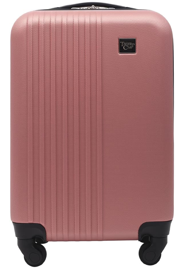 Travelers Club Cosmo Luggage, Rose Gold - 20 Inch, 20-Inch